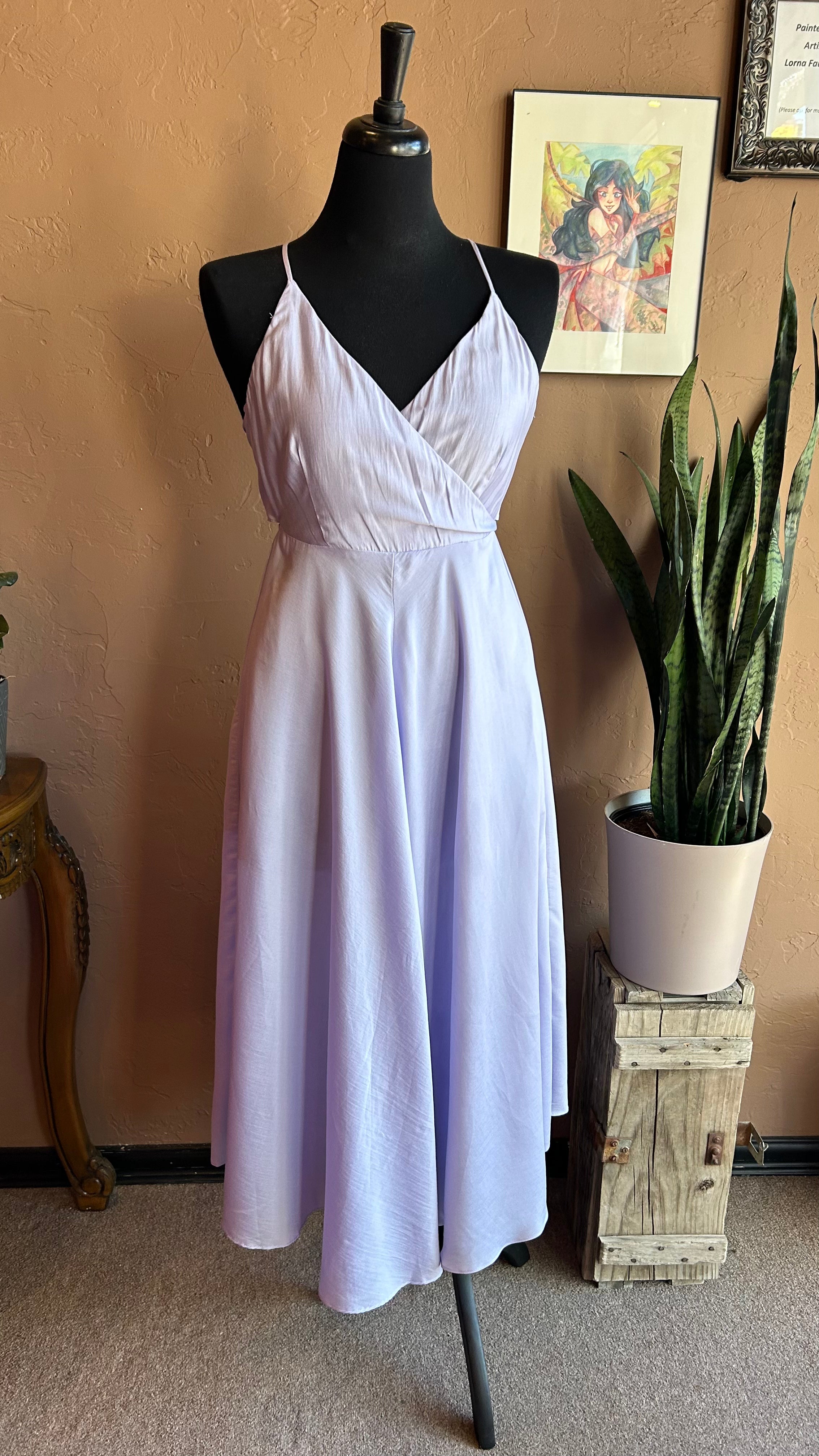 Lilac Special Occasion Mid Length Dress