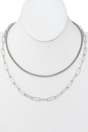 Open image in slideshow, Double Row Necklace
