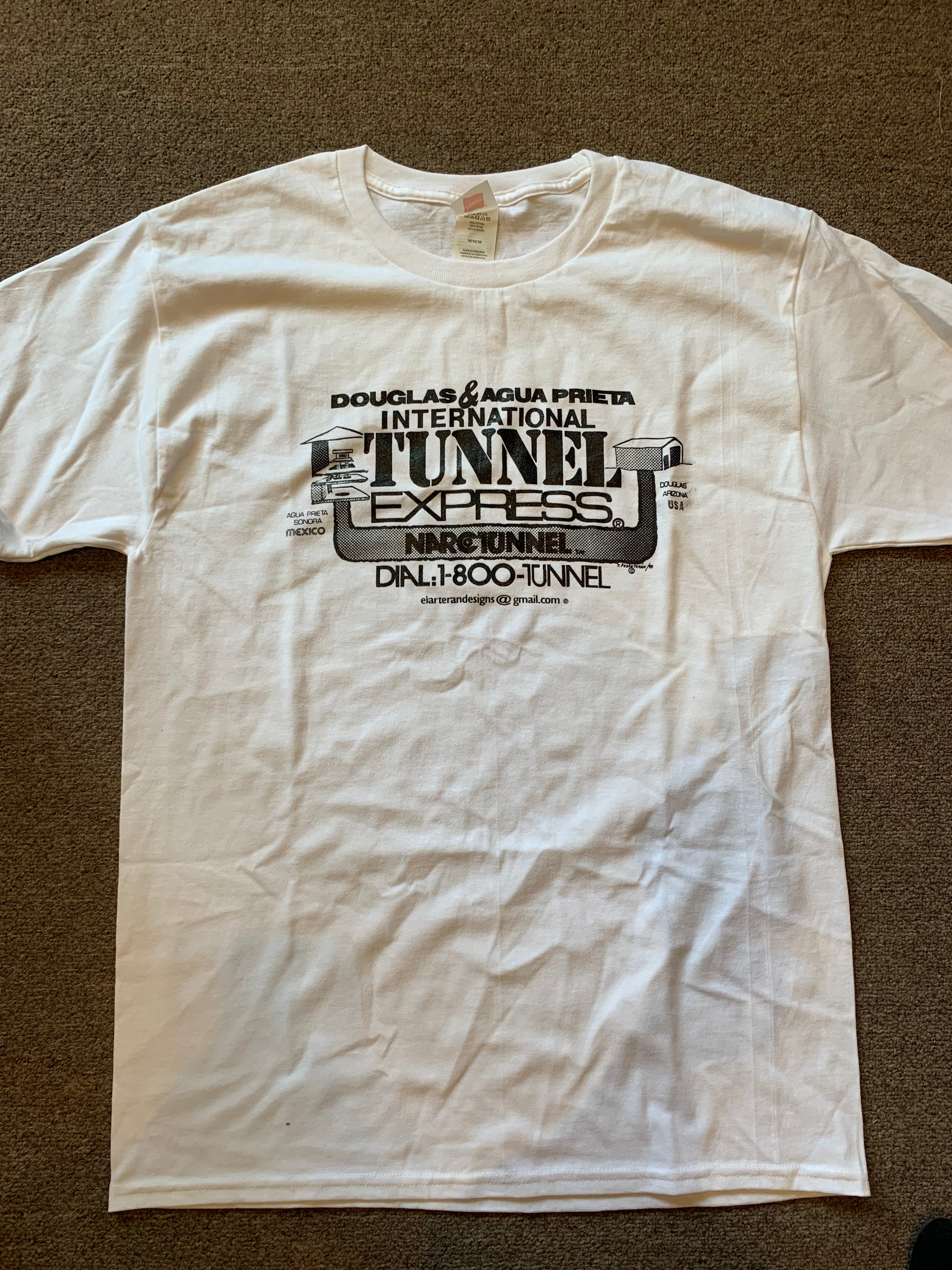 Douglas-Agua Prieta 1990 Drug Tunnel T-Shirt