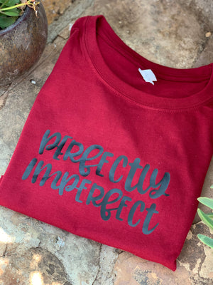 Open image in slideshow, Graphic Message Tee-Perfectly Imperfect
