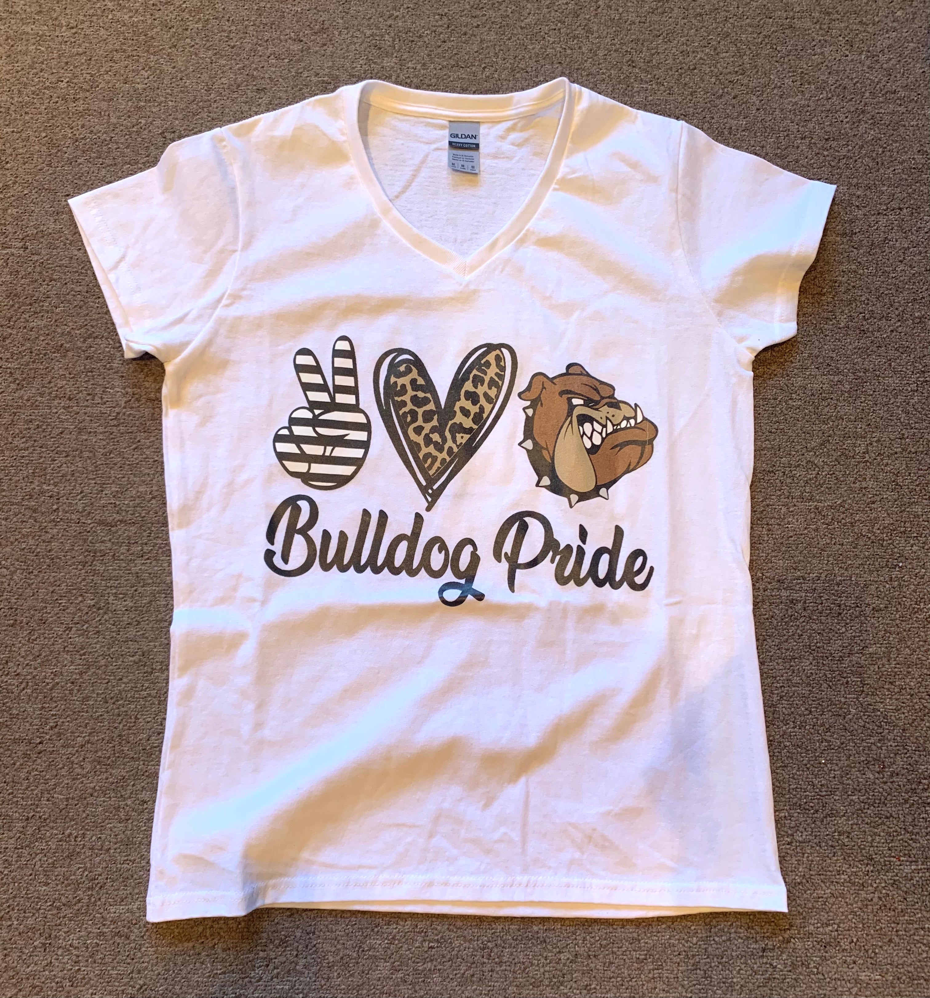 Bulldog Graphic Tee Shirt