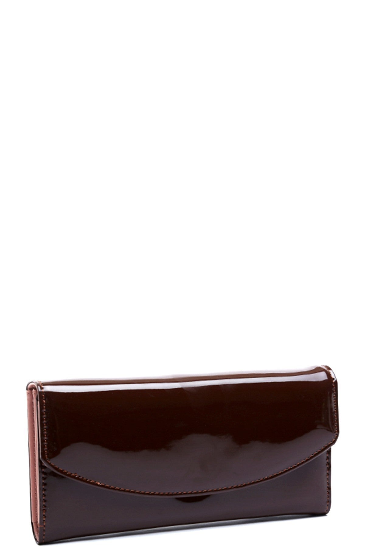 Glossy Color Statement Clutch