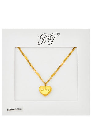 Open image in slideshow, Heart Pendant Necklace

